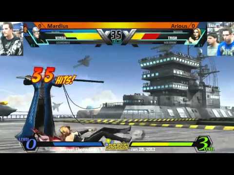Mardius vs Arious - UMvC3 Singles - Marvel Throwdown 3