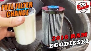 How to Change the Fuel Filter on a 2016 Dodge Ram 1500 EcoDiesel | Step-by-Step Guide