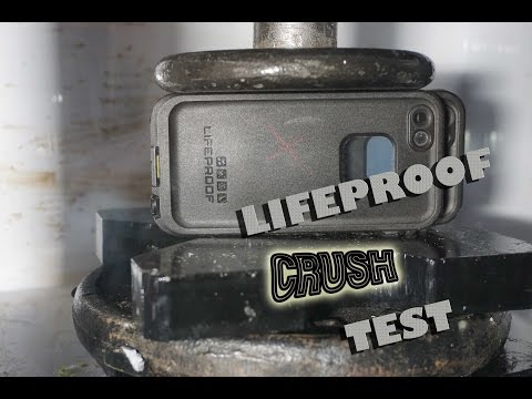 iphone Lifeproof Case Crushed by Hydraulic Press Video