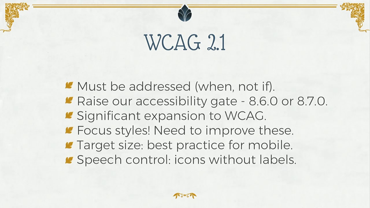 DrupalCon Vienna 2017: Core Accessibility: How are we doing, and what can we do better?