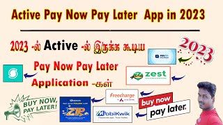 Best 13  Pay Now Pay Later Application in 2023 full details in Tamil @TechandTechnics