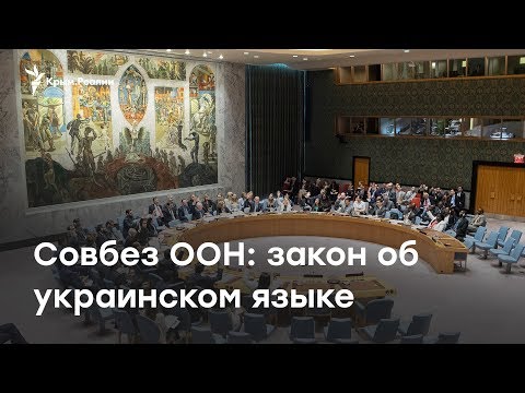 Заседание Совбеза ООН: языковой закон в Украине | LIVE