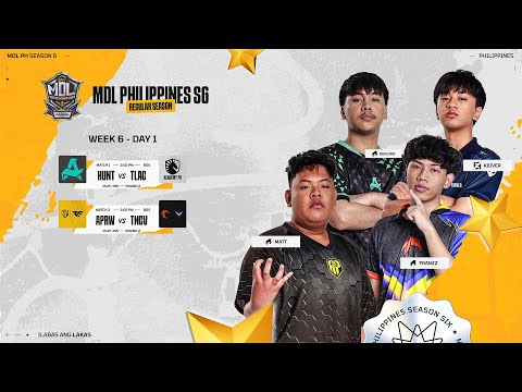 🔴 LIVE | MDL PH S6 | FILIPINO - Week 6 Day 1