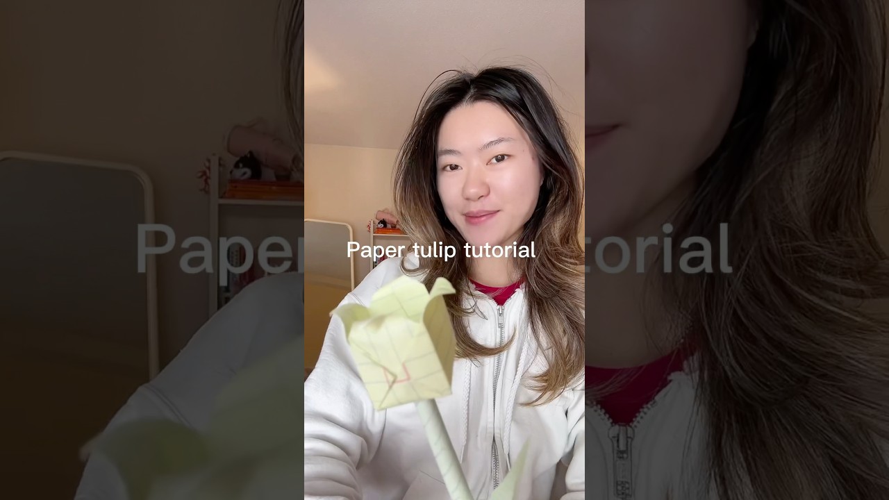Paper Tulip tutorial #diy #crafts #papercraft #giftideas