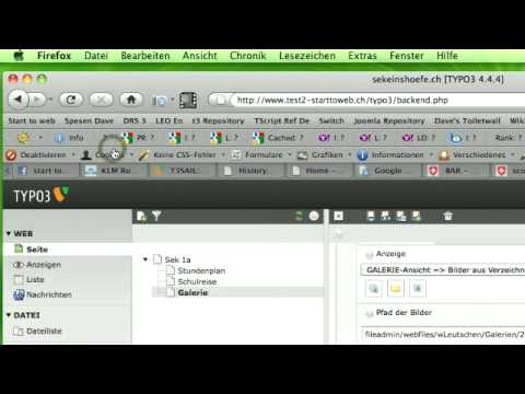 Eine Bildergalerie mit TYPO3 und ch_gallery