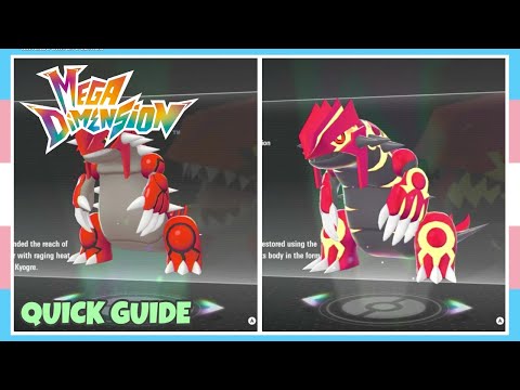 How To Change Groudon To Primal Groudon In Pokemon Legends ZA *Mega Dimension* | Quick Guide