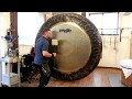 Paiste - 80" Symphonic Gong played by Paiste Gong Master Sven