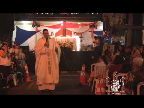 Paróquia Santo Antônio de Vila Augusta - pe Adriano Zandoná - homilia na missa campal