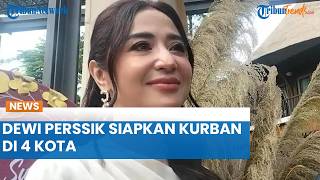 Fantastis! Dewi Perssik Siap Tebar Kurban ke 4 Kota, 2 Sapi Raksasa 2,4 Ton Jadi Sorotan