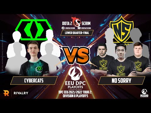 cybercats vs No Sorry - DPC EEU 2021/22 Tour 2: Division II - Elimination - B03