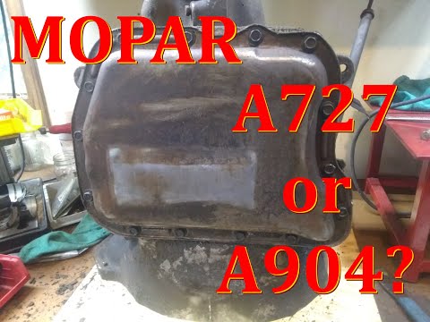 Identifying Mopar A727 versus A904