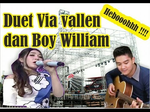 WAOOOWW !!!! VIA VALEN DAN BOY WILLIAM DUET LAGU "KARENA SU SAYANG" "MIX VIDEO"