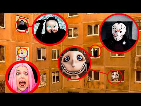 THE KILLER FROM “HAPPY DEATH DAY”, JASON AND THE MAN BEHIND THE WINDOW FOUND US!!!