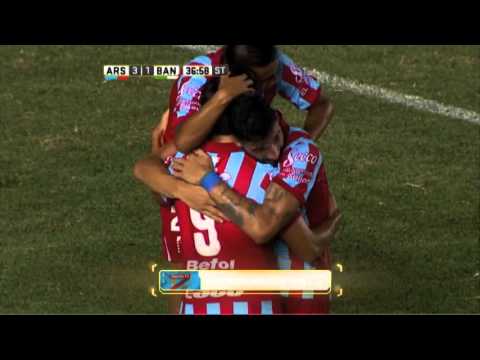 Gol de Sánchez Sotelo. Arsenal 3 - Banfield 1. Fecha 2. Primera División 2016.