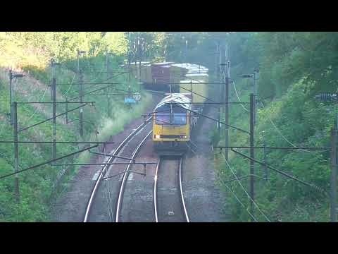 60087 with 66789 dit 4m57 Mossend Euroterminal GBRf - Hams Hall GBRf, 10th August 2023