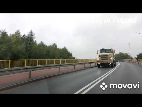 Kolumna wojsk amerykańskich w drodze przez Mazury