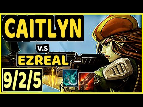 LUGER (CAITLYN) vs EZREAL - 9/2/5 KDA BOTTOM ADC CHALLENGER GAMEPLAY - EUW