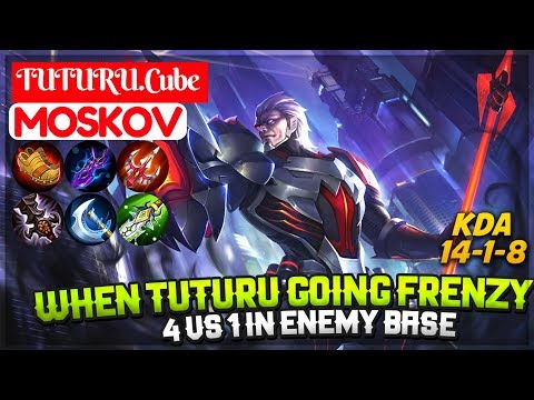 When Tuturu Going Frenzy, 4 VS 1 In Enemy Base [ RRQ Tuturu Moskov ] TUTURU.Cube Moskov
