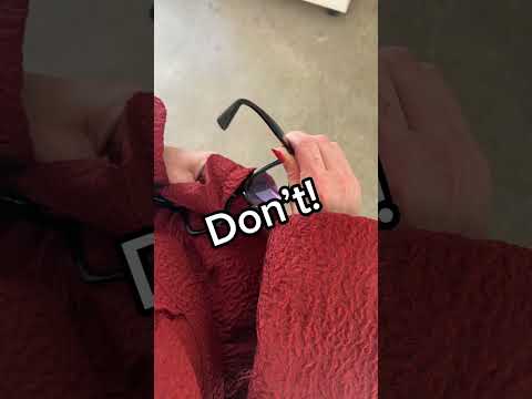 How Not to Clean Your Glasses #shorts #glasses