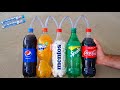 Experiment Coca Cola Sprite Fanta Pepsi VS Mentos Super Effect