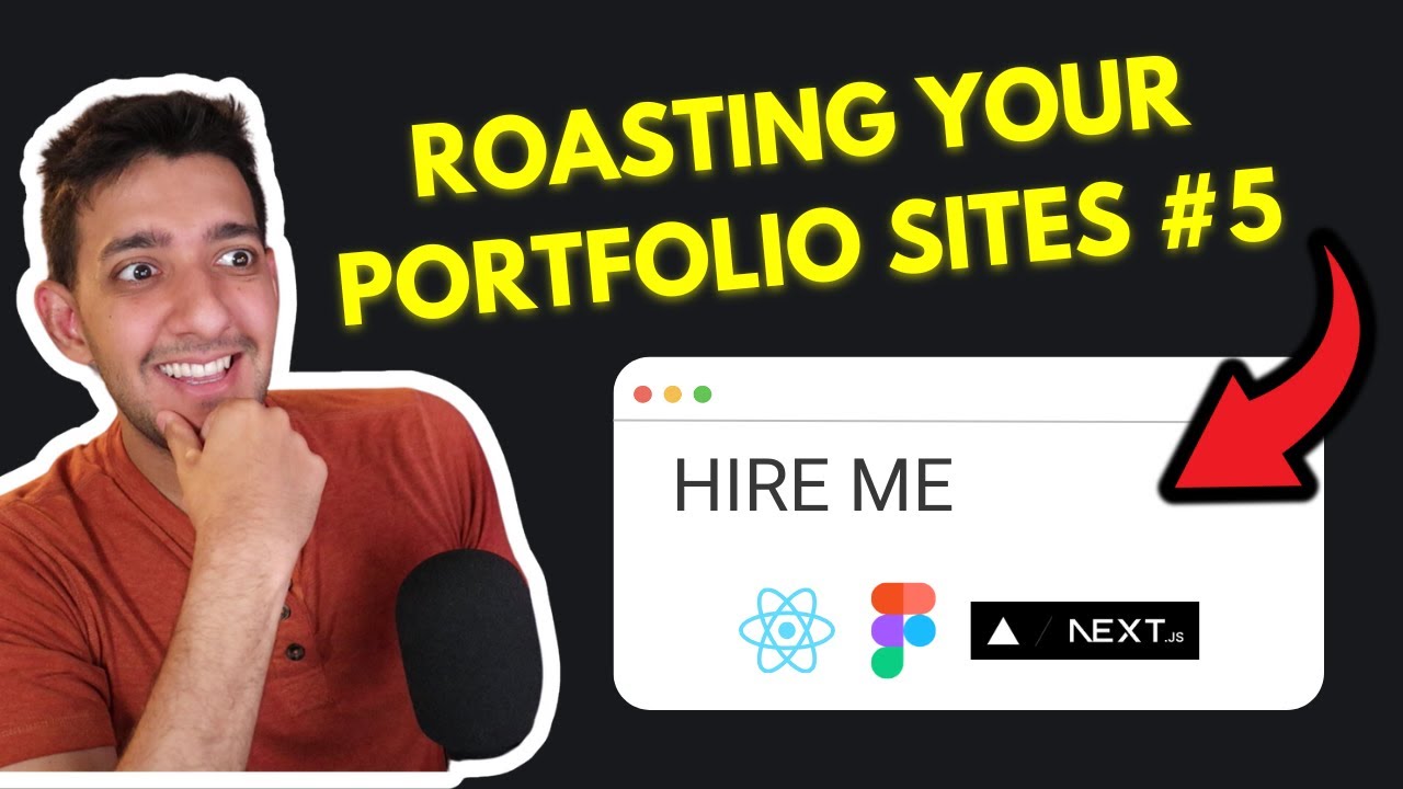 He coded the perfect portfolio site? Roasting your portfolio sites #5