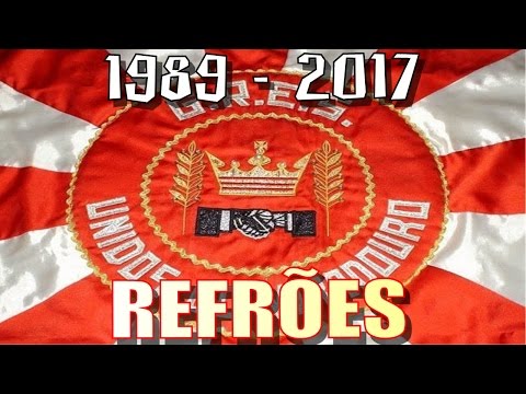 Todos os refrões da Viradouro. 1989 até 2017