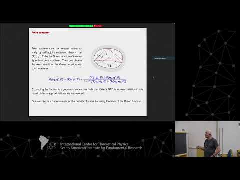Martin Sieber: Semiclassical Theory Approach in Quantum Chaos - Class 3 of 3