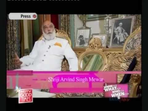 Shriji Arvind Singh Mewar and Mr. Lakshyaraj Singh Mewar in an interview with NDTV Good Times (Udaipur)