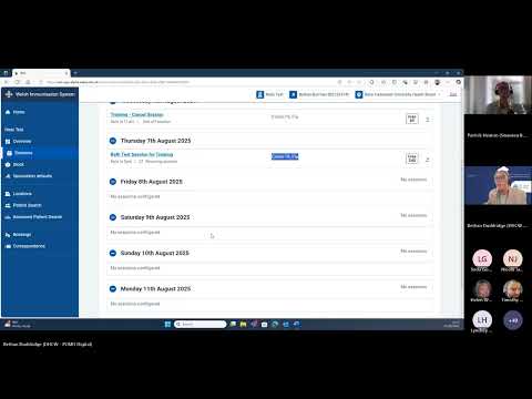 WIS Training  Session Management