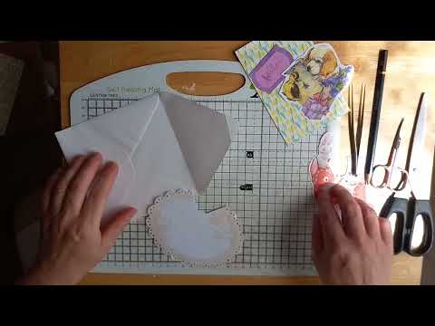 My first video, decorating an envelope..... enjoy...