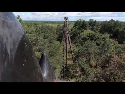 Dragon Mountain Front Seat on ride POV Marineland