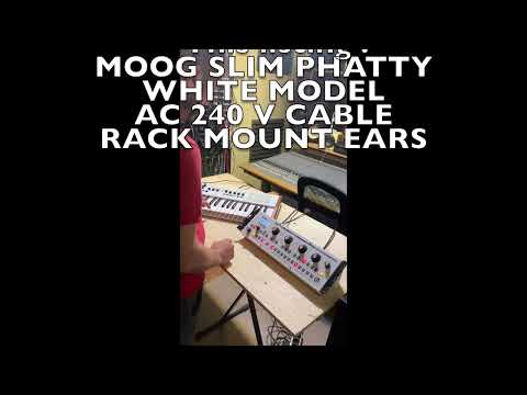 Moog Slim Phatty white model🌞Rare and  analog ! image 18