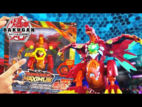 Unboxing Dragonoid Maximus 🔥 Bakugan Action Figure Review & Toy Play - Bakugan: Battle Planet