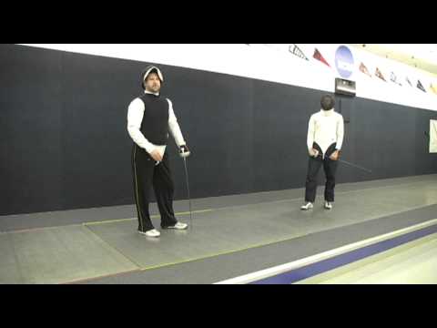 Epee Footwork Part 5 - The Half-Step Preparation