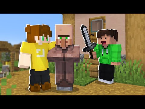 Conquering Village in Minecraft VR - Epic Collab with Duno!