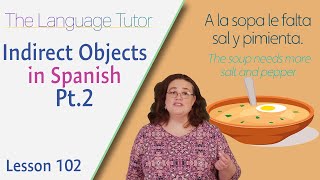 Indirect Objects Pt.2 in Spanish | The Language Tutor *Lesson 102*