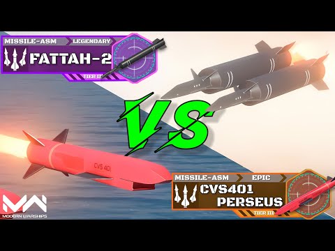 CVS401 Perseus VS Fattah-2 | Missile Comparison | Modern Warships