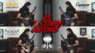 Video thumbnail for 7 String Guitars Comparison - Guitar Maniax by Guitar Maniax