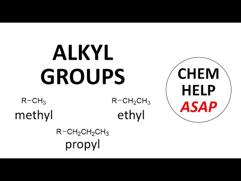 alkyl groups in organic chemistry