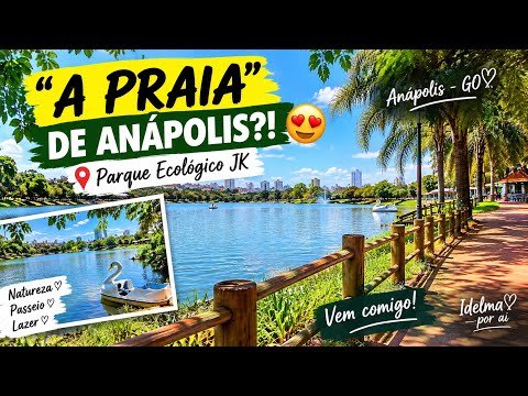 A “PRAIA” DE ANÁPOLIS 😍🌿 | Conhecendo o Parque JK