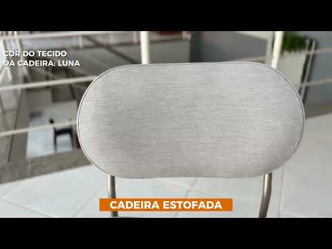 Video thumbnail of Conjunto com 2 Cadeiras Metal Marchezine Moderna Mobilia