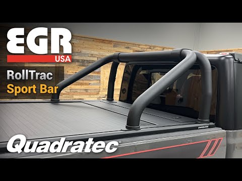 EGR S-Series Sport Bar for Jeep Gladiator JT Equipped with the EGR RollTrac Bed Cover