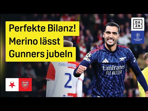 Slavia Prag - FC Arsenal | UEFA Champions League | DAZN Highlights