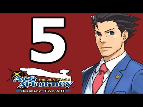 Phoenix Wright Ace Attorney: Justice for All Walkthrough Part 5 - No Commentary Playthrough (3DS)