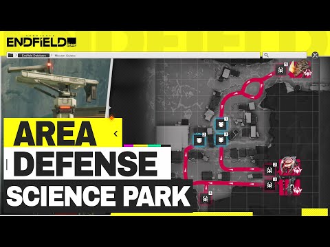 Originium Science Park Area Defense AFK Strategy | Infra Station - Tower Defense【Arknights Endfield】