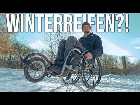 Rollstuhl im Schnee: Trackwheel und Winterreifen im Praxistest!