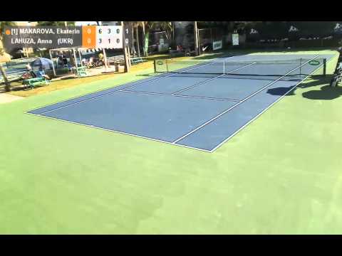 NJT Int Masters 2013 G12 Semifinals - MAKAROVA - LAHUZA 6-3, 6-3