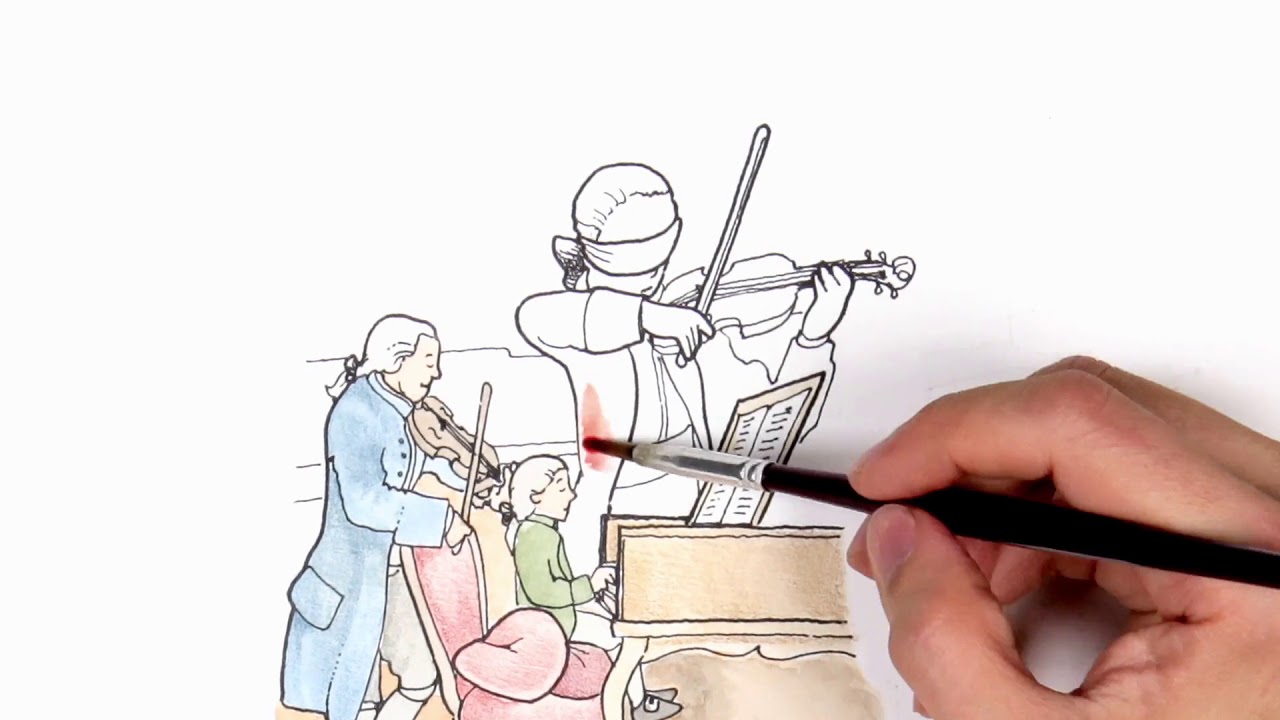 Mozart - Ilustrando História