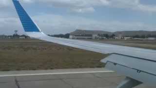 preview picture of video 'Aterrizaje en Comodoro Rivadavia 737-800 LV-CXS'
