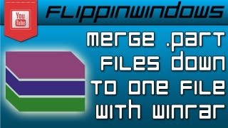 How to merge .part files using WinRar